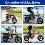 SHEWAIHE 48V 20Ah Battery, 48V Folding Electric Bike Lithium Battery, Electric Bike Replacement Battery with 30A BMS, Suitable for 0-1000W Motors, Dimensions: 14.37 x 5.12 x 3.43 in