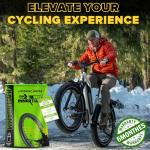 2 Pack 20x4.0 Fat Tire Tube, 20x3.5/4.0 E-Bike Bicycle Fat Tire Tubes AV Schrader Valve with 2 Tire Levers, 20x4 Bike Tube for 20 Inch Ebike Electric Bicycle Road Mountain