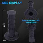 IUVWISN Dirt Bike Handlebar Grips 7/8" Rubber Handle Grip Universal for Sur Ron Surron LBX Talaria Sting R MX3/R MX4 MX5 Talaria X3 XXX E-Ride Pro SR S SS 2.0 3.0 Ventus One Electric Dirt Bike Black