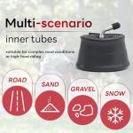 2-PCS 14x2.125 E-Bike Tubes with Bent Valve Stem 14 x 2.125 Electric Bicycle Tubes Compatible with 14" x 2.125" E-Bike Bicycle Tires, Electric Scooters