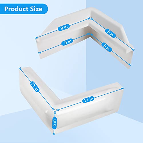 White Dock Corner Bumper 2 Pack for Marine Boats