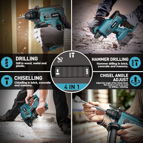 Makita 18V Rotary Hammer Drill: SDS-Plus Cordless, 2.5 Joules