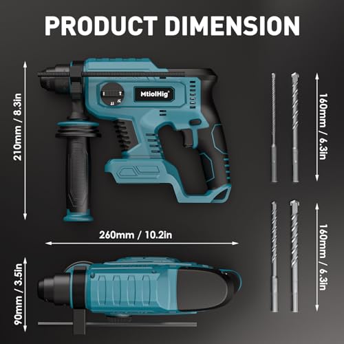 Makita 18V Rotary Hammer Drill: SDS-Plus Cordless, 2.5 Joules
