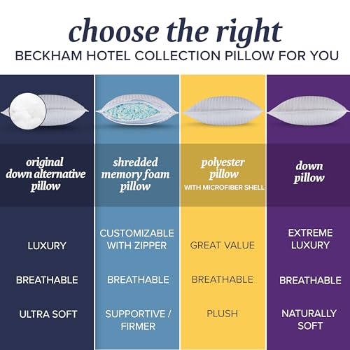 Beckham Hotel Collection Cooling Gel Bed Pillows (2 Pack)