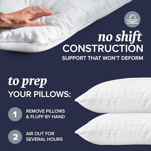 Beckham Hotel Collection Cooling Gel Bed Pillows (2 Pack)