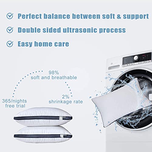 Luxury Hotel Pillows for Side and Back Sleeper