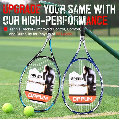 OPPUM 27" Pro Tennis Rackets (2-Pack) for VIP