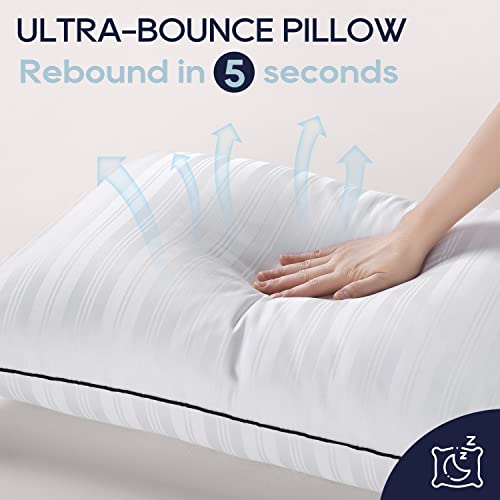 Hotel Collection Soft Pillows for Side, Back, Stomach Sleepers