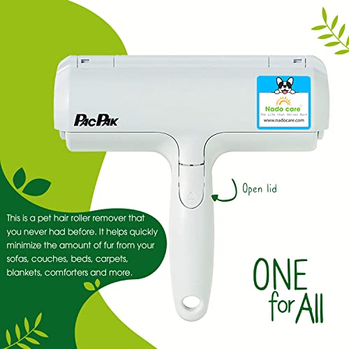 Pet Hair Remover - Self Cleaning - White