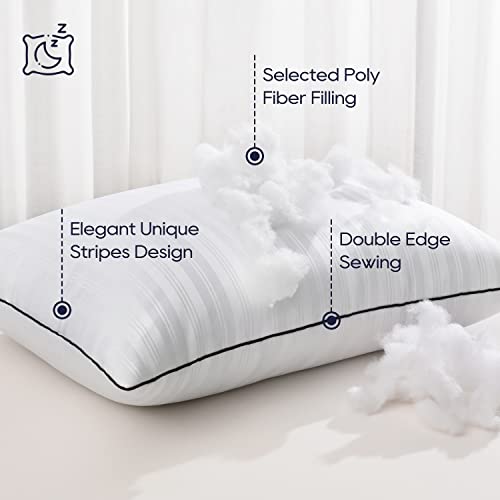 Hotel Collection Soft Pillows for Side, Back, Stomach Sleepers