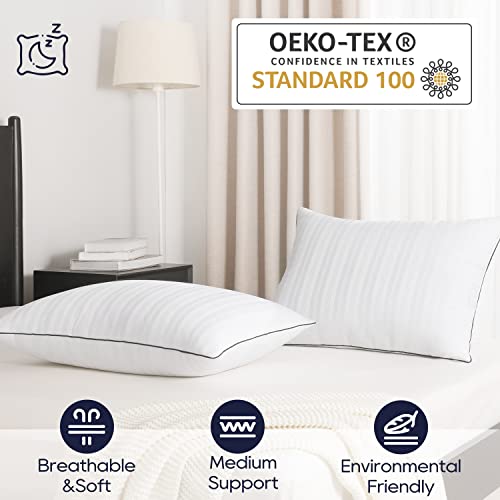 Hotel Collection Soft Pillows for Side, Back, Stomach Sleepers