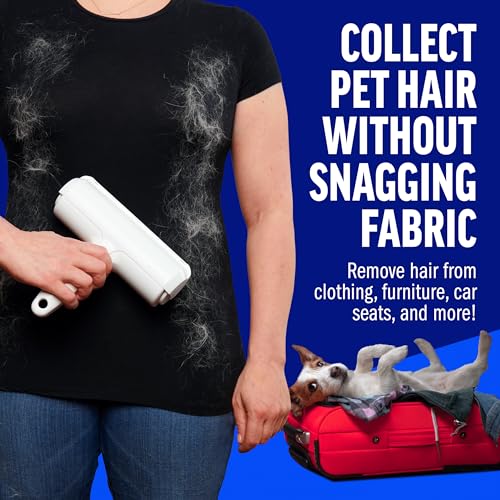Portable Pet Hair Remover: ChomChom Fur Removal Roller