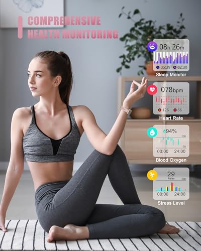1.47" Fitness Smart Watch with Heart Rate Monitor