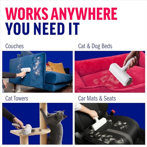 Portable Pet Hair Remover: ChomChom Fur Removal Roller