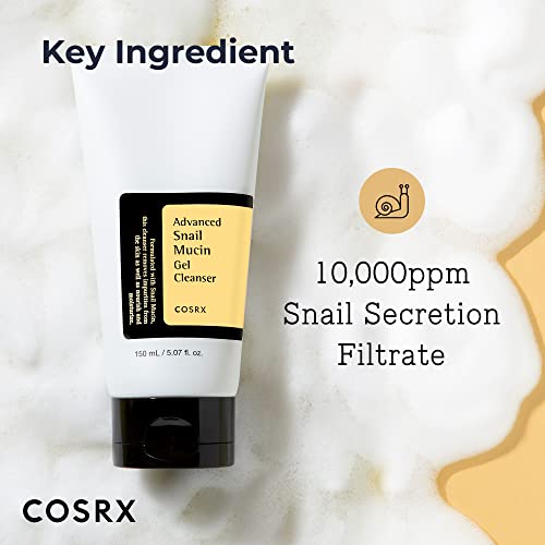 COSRX Snail Mucin Gel Cleanser - Deeply Nourishing