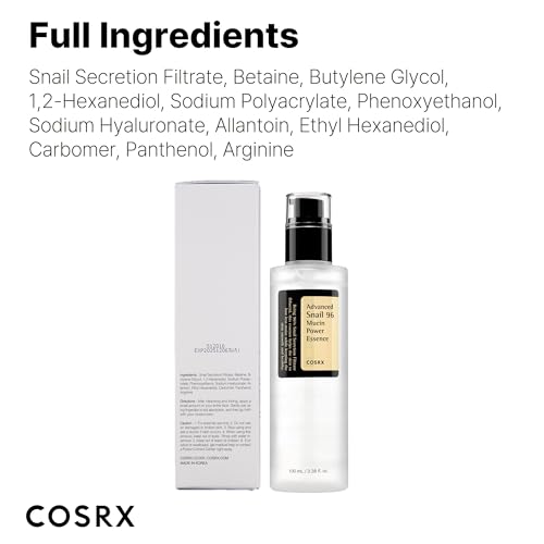 COSRX Snail Mucin Essence: Hydrating Korean Skincare