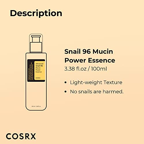 COSRX Snail Mucin Essence: Hydrating Korean Skincare