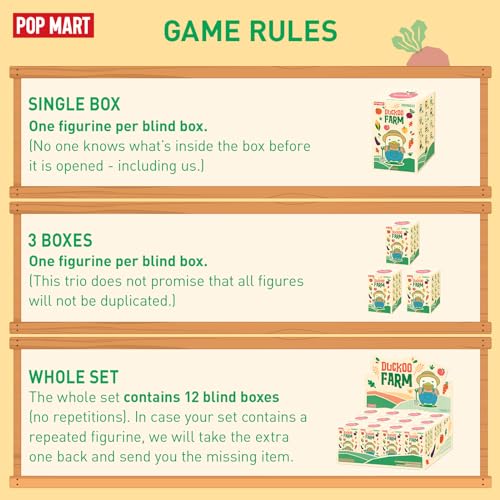 POP MART DUCKOO Farm Blind Box Figures Toy Set
