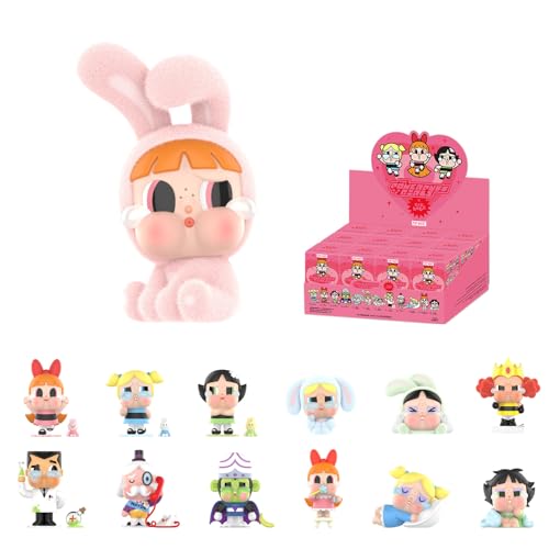 12PCs POP MART CRYBABY x Powerpuff Girls Figures