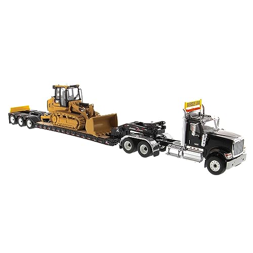 Diecast Masters HX520 Tractor w/ XL Lowboy Trailer & Caterpillar 963K Loader