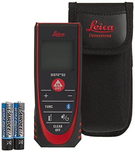 Leica 838725 DISTO D2 Bluetooth Laser Measure