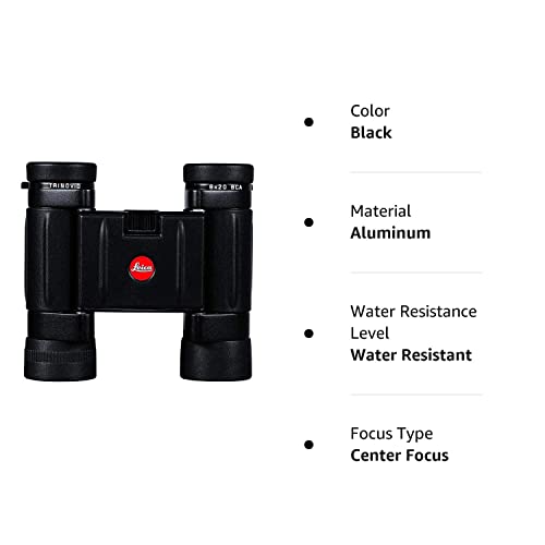 Leica Trinovid BCA 8x20 Black Binocular with Case