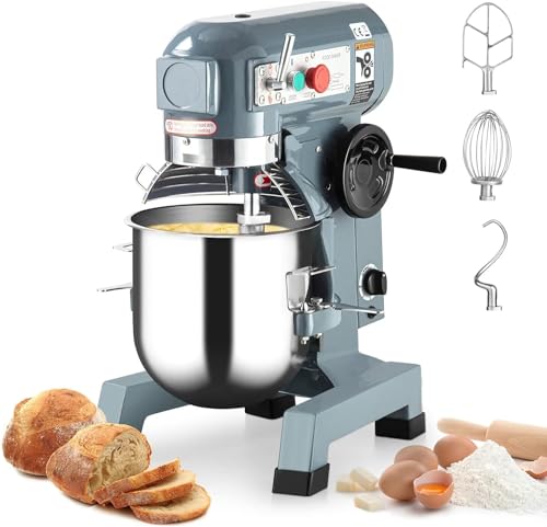 15Qt Heavy Duty Commercial Stand Mixer with 3 Speeds
