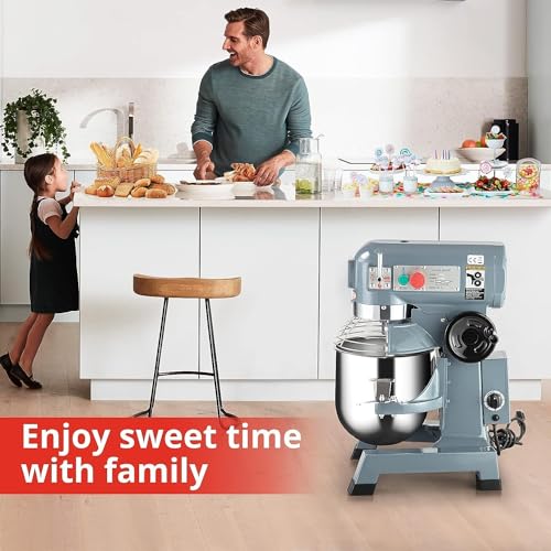 15Qt Heavy Duty Commercial Stand Mixer with 3 Speeds