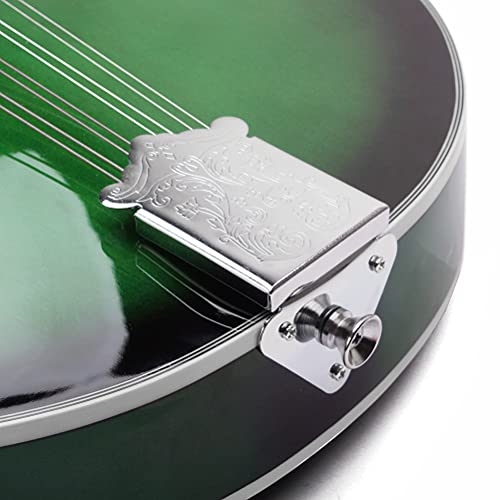 Beginner's Green A-Style Acoustic Mandolin with 8 Strings