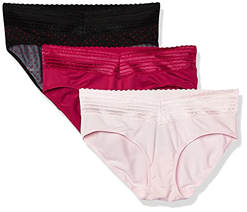 Warner's Women's Blissful Benefits 3 Pack Hipster Panties