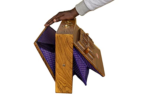 Maharaja Premium Teak Wood Brass Shruti Box 15x10