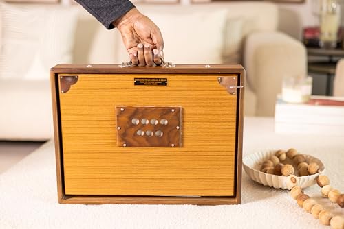 Large Shruti Box in Teak Wood with Bag