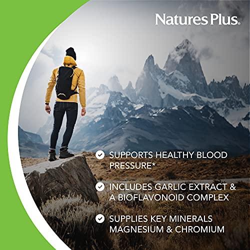 Natures Plus Advanced Therapeutics Hypertrol Rx Blood Pressure - 60 Vegetarian Tablets - Magnesium & Chromium Supplement with Botanical Herbs - Gluten-Free - 30 Servings