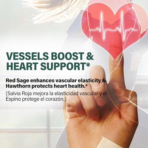 Fuenvegtal Horse Chestnut Blood Circulation Capsules, Castaño de Indias y Diosmina para la Circulacion, Nitric Oxide Supplement for Healthy Blood Flow, Blood Pressure. 90 Counts