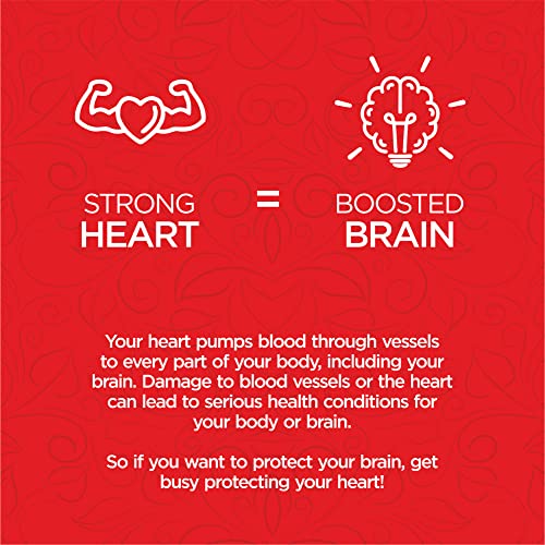 HerbaMe Heart Support and Blood Pressure Supplement, 120 Capsules, Promotes Cardiovascular Health, Healthy Cholesterol, Triglyceride, Homocysteine, CRP Levels | Natural Artery Cleanse and Protect