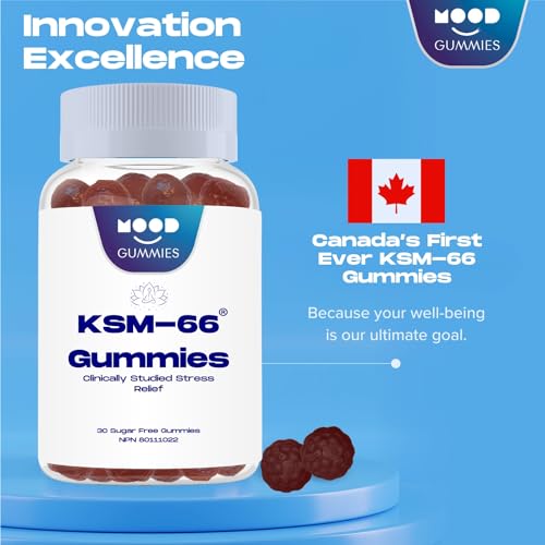 Clinical-Grade Ashwagandha Mood Gummies - Vegan - 1 Month Supply