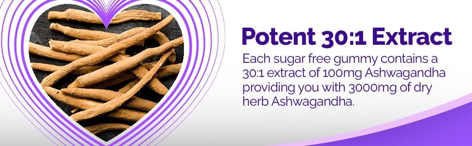 Calming Ashwagandha Mood Gummies - 3000mg - 2 Month Supply