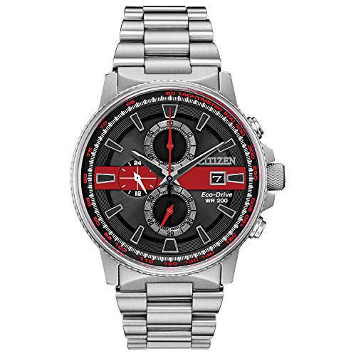 Citizen Men's Thin Red Line Chronograph Watch 200M