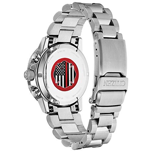 Citizen Men's Thin Red Line Chronograph Watch 200M