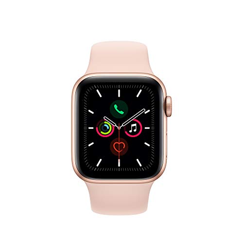 Apple Watch Series 5 - Gold Aluminum/Pink Band