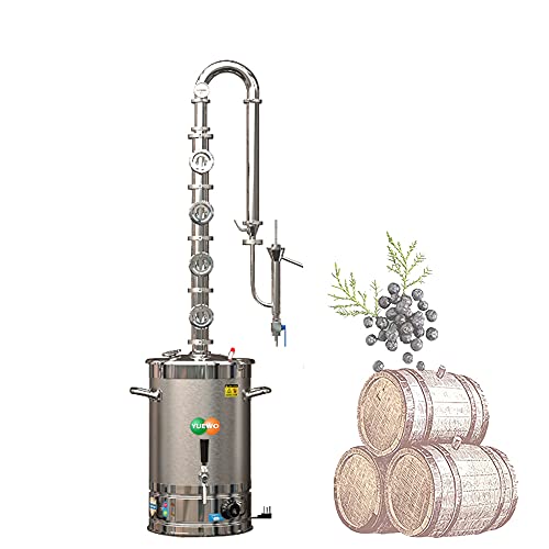 YUEWO Stainless Steel Electric Alcohol Distiller Flask Set