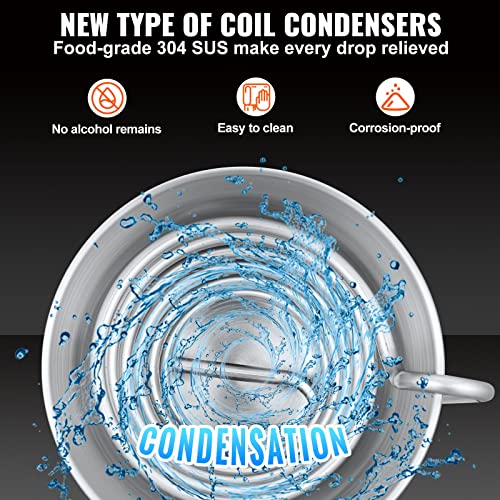 VEVOR 18 Gal Alcohol Still - Distiller + Kit