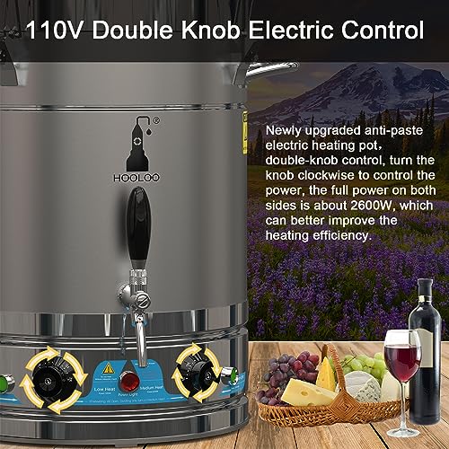 Electric Alcohol Still 13.7Gal Home Brew Kit Copper Top