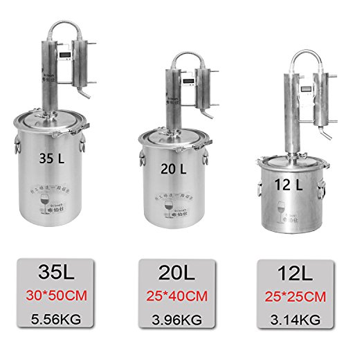 35L Stainless Steel Home Moonshine Still Kit