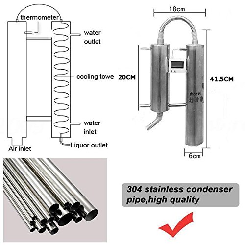 35L Stainless Steel Home Moonshine Still Kit
