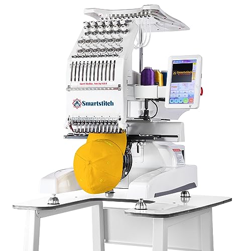 Smartstitch S-1201 Commercial Embroidery Machine with 12 Needles