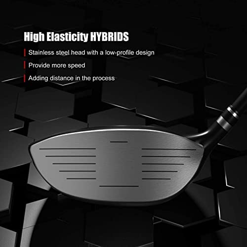 Men's 13-Piece Golf Club Set with Bag and Driver