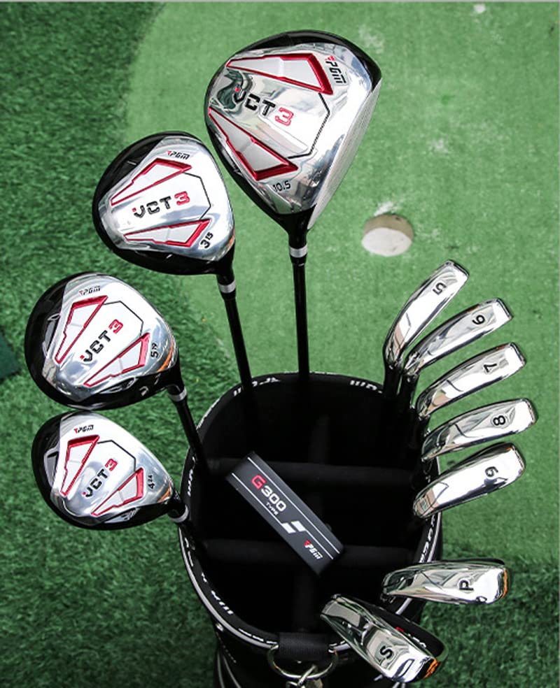 Men's 13-Piece Golf Club Set with Bag and Driver