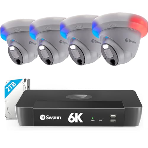 Swann 12MP Home Security Camera System + Accessories