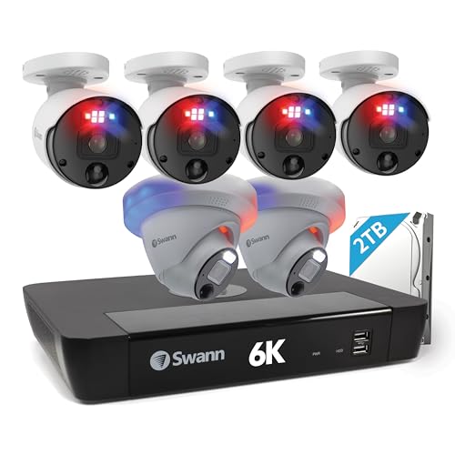 Swann 6K Mega HD 8 Channel NVR Security Camera System